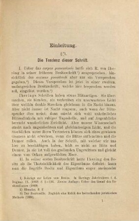 Zur Besitzlehre : für und wider Rudolf von Ihering