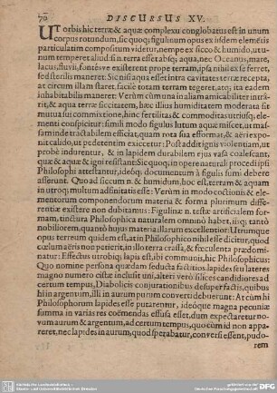 Discursus XV.