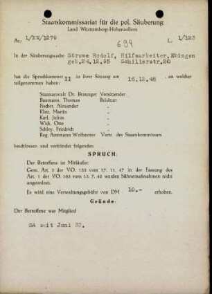 Struwe, Rudolf