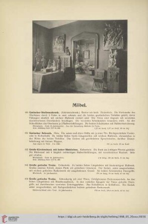Möbel (Nr. 100-129)