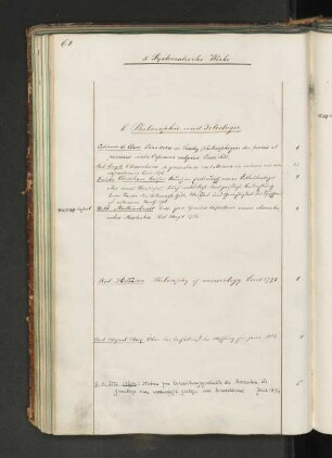 b. Philosophie und Teleologie.