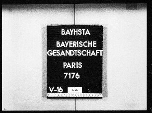 Ebenbauer, Joseph Benedikt, aus Wörth an der Donau oder aus Brennberg, Nachtwächter in Paris, gegen Arquin, Anna, Witwe in Wörth