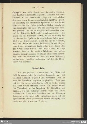 Schaukästen