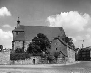 Halle (Saale), ehem. Augustiner-Chorherrenstiftskirche St. Moritz, von Süden; Conrad von Einbeck