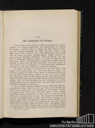 XIII. Das Aufbewahren der Trauben.