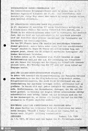 Internationales Kriegsgegnertreffen 1990