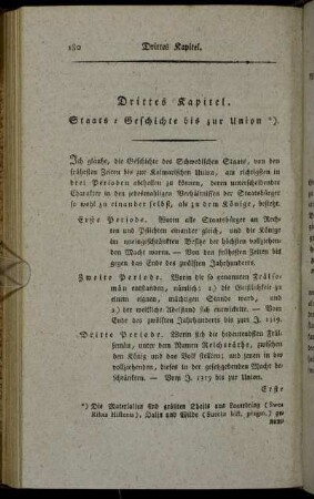 Drittes Kapitel. Staats-Geschichte bis zur Union.