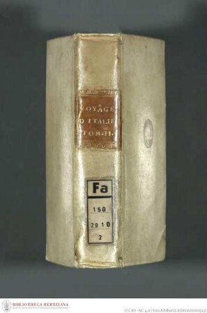 Nouveau voyage d'Italie, fait en l'année 1688. 1691 - Band 2: Nouveau voyage d'Italie (1688)