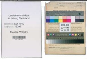 Entnazifizierung Wilhelm Mueller , geb. 02.09.1912 (Bauarbeiter)
