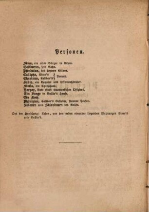 Lustspiele, 12. Pseudolus