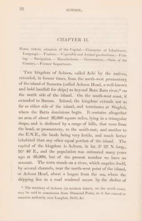 Chapter II. Name, extent, situation of the capital. ...