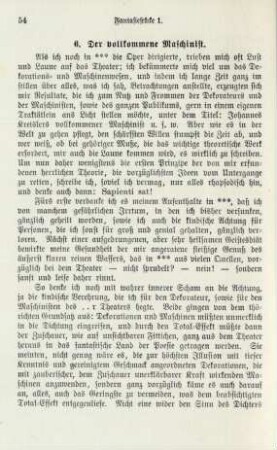 6. Der vollkommene Maschinist