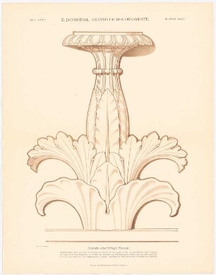 Grammatik der Ornamente: Kandelaberartige Stütze, Heft 2. Blatt 17.