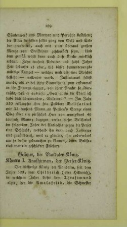 Gelimer, der Vandalen-König