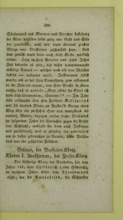 Gelimer, der Vandalen-König
