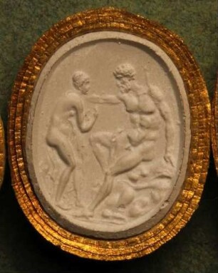 Herkules und Iole (Daktyliothek, Erstes Mythologisches Tausend)