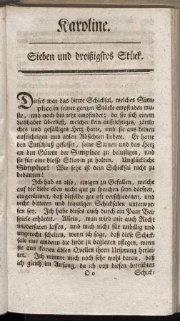 Sieben und dreißigstes Stück.