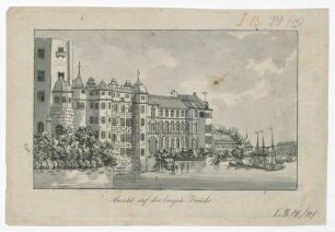 Ansicht auf der langen Brücke