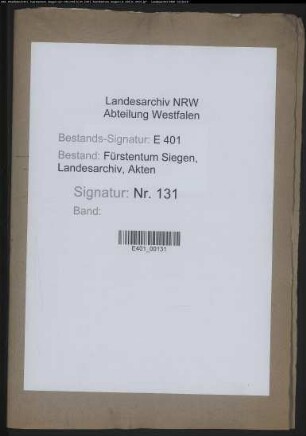 Erbfolgeregelung der reformierten Sophie Polyxena Concordia von Sayn-Wittgenstein-Hohenstein, Fürstin zu Nassau-Siegen wegen ihrer unmündigen Töchter