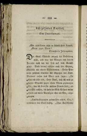 Achtzehntes Kapitel. Ein Zweikampf.