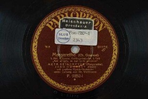 Margarethe : 5. Akt, 5. Szene, Gefängnisszene, I. Teil: "Auch er ist's, er hat mich genannt" / (Ch. Gounod)