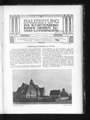 Großherzogliches Gymnasium zu Worms
