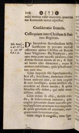 128-133, Consideratio secunda