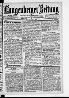 Langenberger Zeitung. 1888-1935