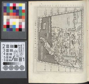 Geographiae Cl. Ptolemaei : continens praeter antiquas ipsius Ptol. recentiores etaim Tabulas, quae Universae terrae faciem nostro aevo cognitam exhibent, 6. Tabula Europae IIII
