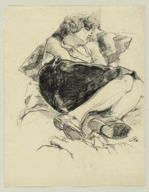 Liegende. Modellstudie I
