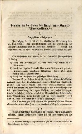 Thierärztliche Mittheilungen. 2. 1863/64