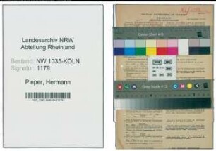 Entnazifizierung Hermann Pieper , geb. 30.07.1912 (Bergrat)