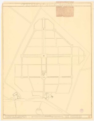 Friedhof, Hannover-Ricklingen: Lageplan 1:1000