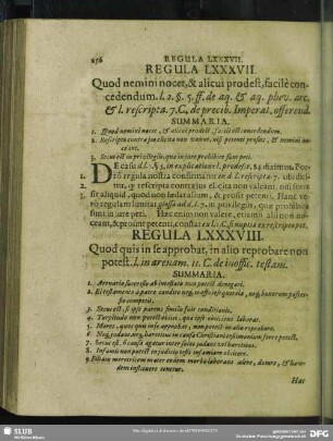 Regula LXXXVII. Quod nemini nocet, & alicui prodest, facilè concedendum