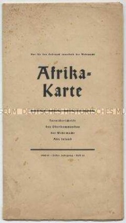 Politisch-geografische Karte von Afrika