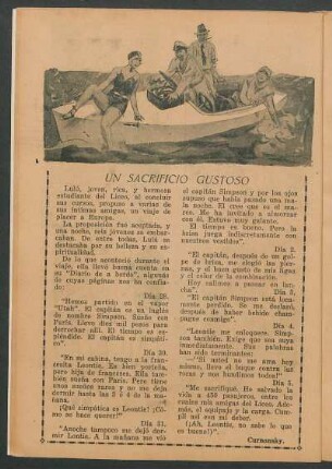 Un sacrificio gustoso