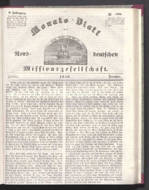 9. Jahrgang. N° 108. Bremen. 1859. December