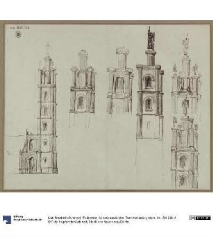 Rathenow. St. Andreaskirche. Turmvarianten