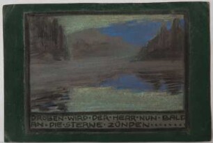 [Landschaft mit See]