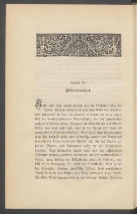 Kapitel III. - Mittelmeerfahrt.