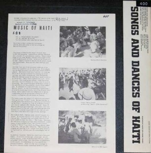 Songs and Dances of Haiti