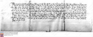 Reinhard Graf v. Isenburg belehnt Wolff Wambold v. Umstadt mit zwölf Gulden Burglehen zu Hayn