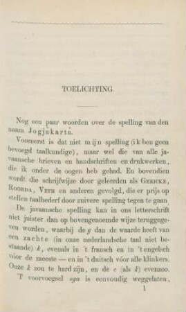 Toelichting
