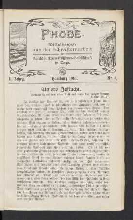 11. Jahrg. Hamburg 1916. Nr. 4