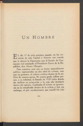 Un hombre