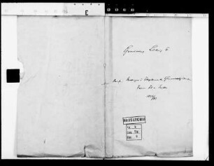 Briefe, Meldungen und Telegramme an Großherzog Ludwig III. von dem Generaladjutanten Hermann Frhr. v. Trotha
