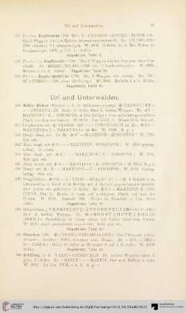 Uri und Unterwalden (Nr. 340-350)