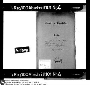 Marken-, Holz- und Forstsachen des Amts Meppen