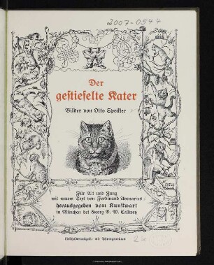 Der gestiefelte Kater : für alt und jung mit neuem Text