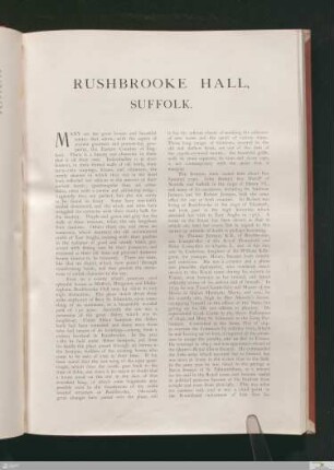 Rushbrooke Hall, Suffolk
